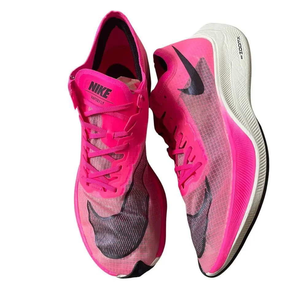 Nike ZoomX Vaporfly NEXT% Pink Blast Shoes | Mens 12